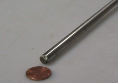 316/316L Stainless Steel Rod, 5/16″ Diameter (+/-.003″) x 3 Foot Length