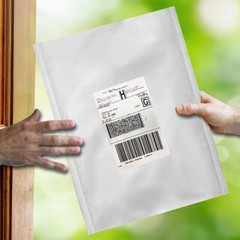 UOFFICE 200 Poly Bubble Mailer Bags 9.5×14.5″ #4 White Self-Sealing
