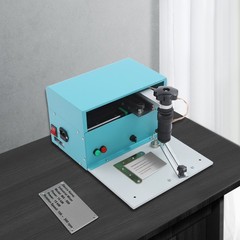 Electric Marking Machine Desktop Dot Peen Nameplate Tags Label Marking Engraver