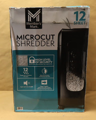 Member’s Mark 12-Sheet Micro-Cut Paper Shredder C249-A Open Box