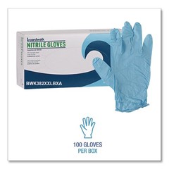 Boardwalk 382XXLCTA 9.5″ 5 mil Disposable Nitrile Gloves – XXL/Blu (1000/CT) New