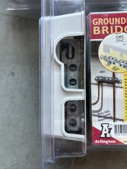 Lot If 6 Arlington Industries GB5-1 Zinc Grounding Bridge With Cover