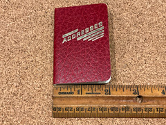 True Vintage Address / Phone Number Book A TO Z LISTS 2×3″ MINI Pocket Blank