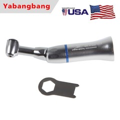 10 YABANG Dental 1:1 Slow Low Speed Handpiece Contra Angle Push Button Handpiece