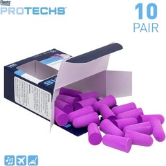 Noise-Reducing Foam Ear Plugs – 10 Pair Pack, Ideal for Sleeping & Concerts