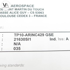 ECA TP10-A429 / TP10-ARINC 429 Portable Databus Reader / Transmitter 21630SI1-005