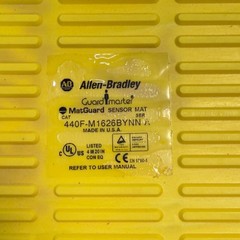 Allen-Bradley 440F-M1626BYNN MatGuard Safety Mat, 800mm x 1300mm, Unused