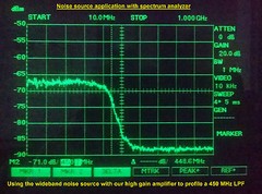 Noise Source Generator Calibrated (10 -1600 MHz; ~ 15 dB ENR, N-Type) Noise Fig