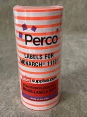 10 Pack – Pricing Labels for Monarch 1110 White/Orange 17,000 Labels