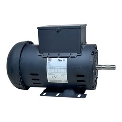 WEG 12882730 Air Compressor Motor 5 HP, 1Ph, 230 V AC, 60Hz, 3,440 RPM, 54JF89
