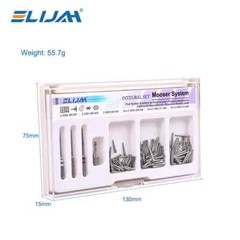 120pcs/kit Dental Screw Post Completed Kit Silver/Gold Plated Endo Conical Pins