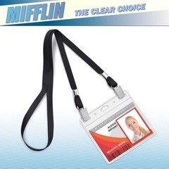 Mifflin-USA Card Protector (4×3 Inch, Clear, Bulk 100 Pack) Quick Load Horizo…