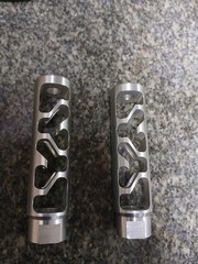 Lot Of 2 Aluminum 5/8-24 Thread Decorative Muzzle End Custom Piece