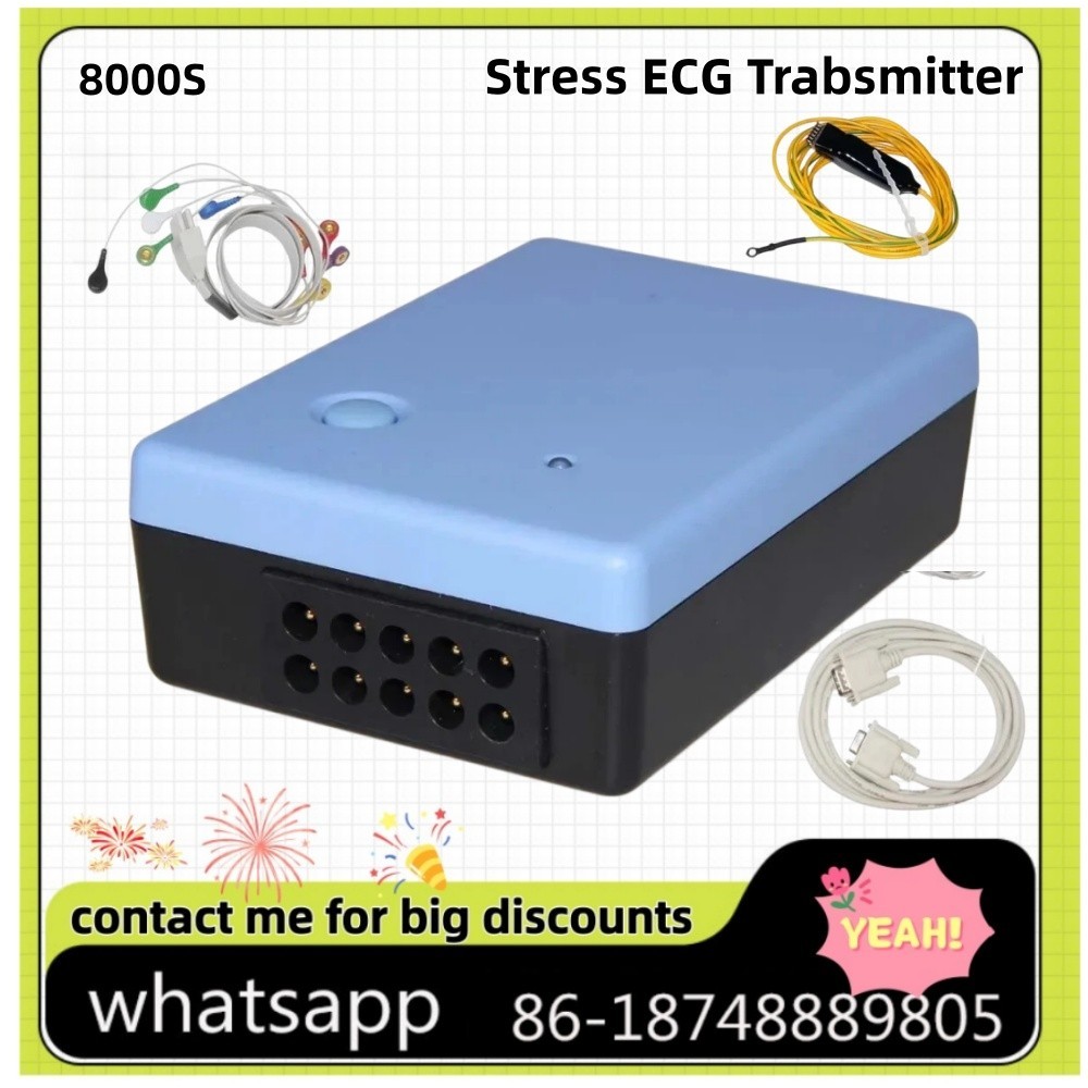 CONTEC8000S 12-Lead Wireless Stress ECG System, Sampling Test + Software