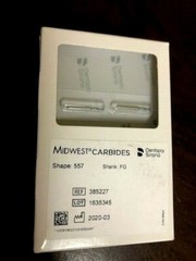 Dentsply Sirona Midwest Carbide Burs FG 557, Friction Grip in a box 385227