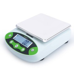U.S. Solid Precision Balance 15kgx0.1g Lab Digital Scale AC/DC Power Way 10 Unit