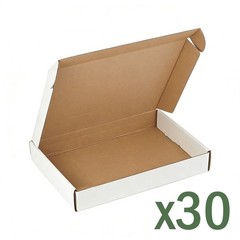 White Corrugated Mailer Boxes 7.8×5.5×1.5 Inch E-Flute Shipping Packaging Gift B