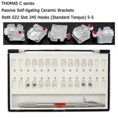 Dental Orthodontic Self Ligating Brackets Metal Ceramic Roth MBT Damon Empower