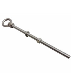 Marine Grade T316 Stainless Shoulder Eye Bolt 5/8″ x 12″, 3,200 lb WLL