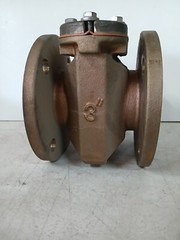 Metron Farnier 3″ Plate Strainer Dual Flange Water Meter Plumbing Bronze