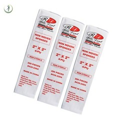 DENTAL COTTON GAUZE 2X2 4 PLY NON WOVEN 5,000/CASE MEDICAL HOSPITAL TATTOO SPA