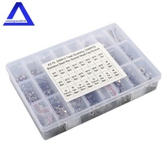 1220PCS M3 M4 M5 M6 Metric Screws Assortment Kit, Hex Socket Head Cap Bolts Nuts