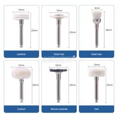 Dental Composite Finishing Polishing Brushes Silicone Polishers RA 2.35mm USA