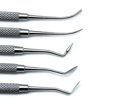 New 5 Pcs Set P.K Thomas Wax Carvers 1, 2, 3, 4, 5 Waxing Restorative Instrument
