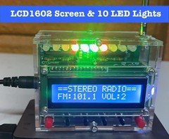 Digital FM Radio DIY Electronic Kits Soldering Practice Learning Kit 87.5-108MHz