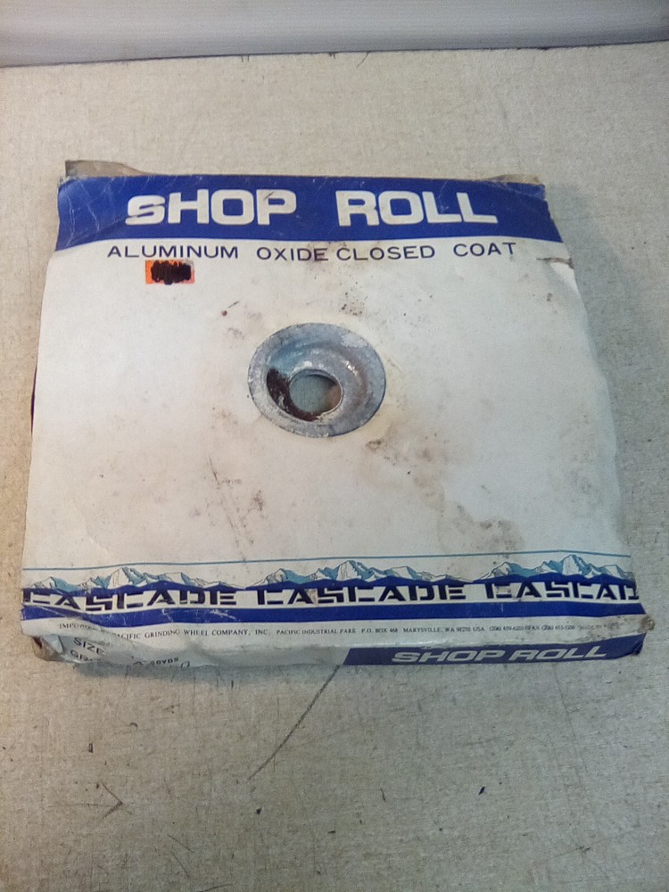 NEW Shop Roll Aluminum Oxide Closed Coat 1″ x 50yds AA-50 Sandpaper Roll