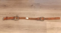 VTG 1975 Klein-Buhrke Tools 5480 Adjustable Lineman Safety Belt Size Medium