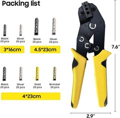 Aglet Crimping Tool Adjustable Metal Shoelace Crimper for 3/4/4.5mm Laces Shoela