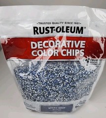 Rust-Oleum 1 lb. Micro Blue/Gray Decorative Color Chips For Paint