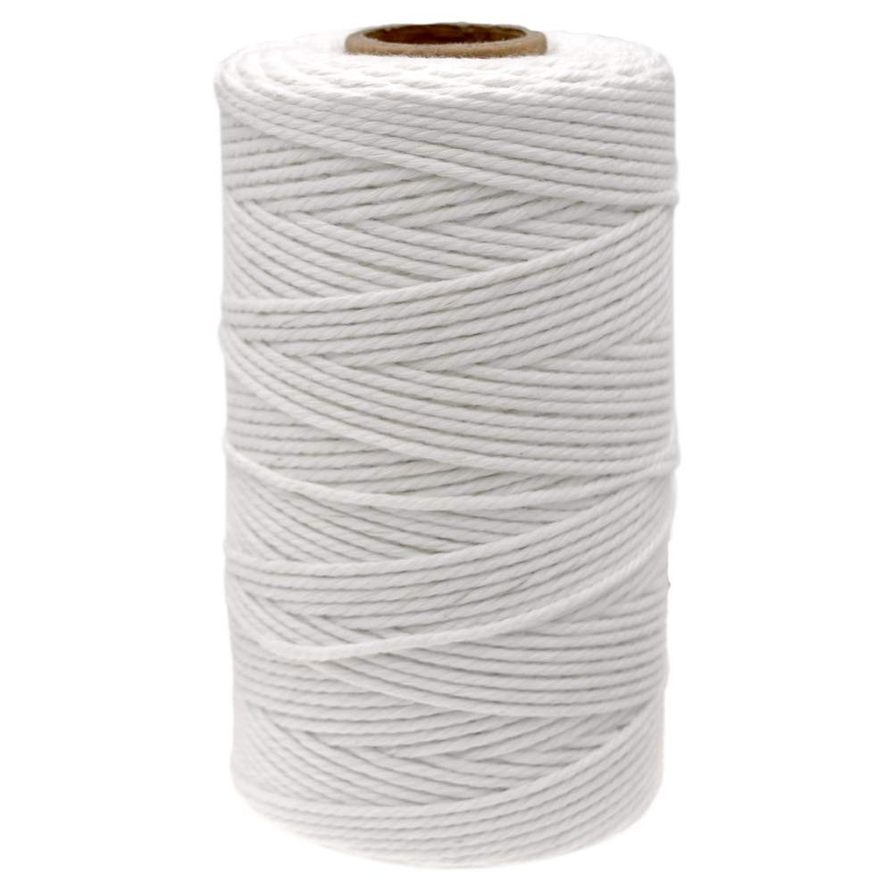 jijAcraft Butchers Twine – 328 Feet, 2mm Cotton for x 328 ft, White
