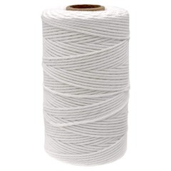jijAcraft Butchers Twine – 328 Feet, 2mm Cotton for x 328 ft, White