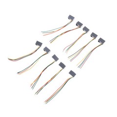 10Pcs 616E 4P4C RJ11 Female Telephone Connector Adapter with 4 Wires NN