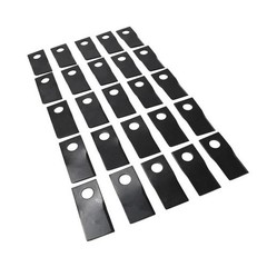 Disc Mower Blade – Left Hand 7° Twist 25 Pack fits New Holland 1411 1431 9847684