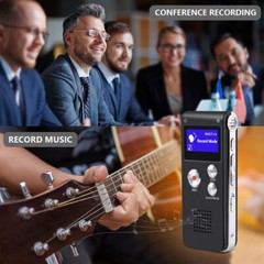 32G Paranormal Ghost Hunting Equipment Digital EVP Voice Activated Recorder Grey