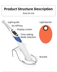 1 S Dental Photopolymerizer Resin Cure Dental Wireless Cordless LED Curing Light