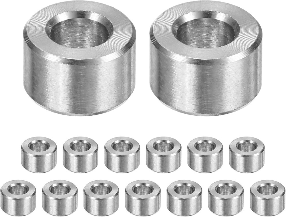 15PCS M6 304 Stainless Steel Spacers 5Mm ID X 10Mm OD X 6Mm L Metal Screw Stando