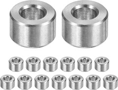 15PCS M6 304 Stainless Steel Spacers 5Mm ID X 10Mm OD X 6Mm L Metal Screw Stando