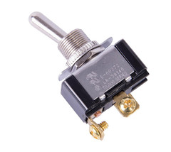GSW-11 Heavy-Duty Electrical Toggle Switch, SPST, ON-OFF, ¾ HP 125-250V AC, Scre