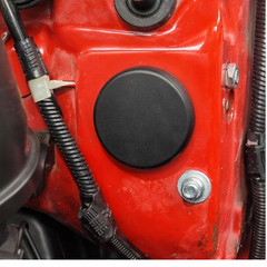 Solid Rubber Grommet without Hole 1 1/2″ Panel Hole Plug Fits 1/8″ Materials