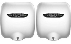2- Excel Dryers XLERATOR XL-BW- ECO 1.1N, White