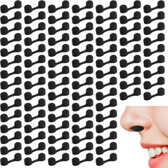 100 Pieces Nose Plug Filter Disposable Nose Dust Filters Bulk Sponge Nostril Fil