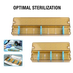 PPSU Sterilization Tray Autoclave Case for Laparoscope Cystoscope Hysteroscope