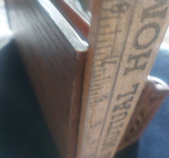 1970s Retro Desk Organizer 3 Tier 6 Slot Holder Faux Wood Lerner