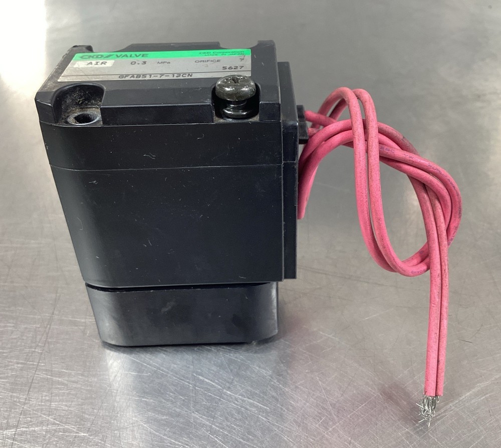 CKD Solenoid Valve GFAB51-7-12CN 0.3Mpa Orifice 7. 6C-6
