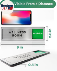Conference Room Office Door Signs Do Not Disturb, in Use/Available Slider Sign f