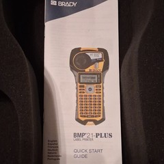 Brady BMP21-PLUS Thermal Label Printer Kit w/ Case & AC Adapter bundle (Works)
